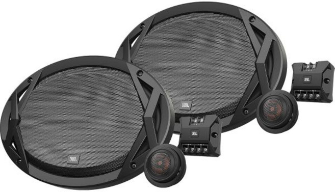 JBL 클럽6520 65인치 300W 클럽 시리즈 2웨이 코엑시얼 카 스피커 1쌍, 6"x9" Component Speakers