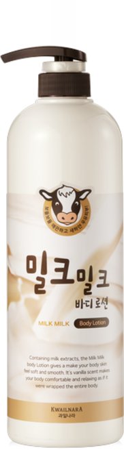 과일나라 밀크밀크 바디로션 vanilla, 1L, 1개