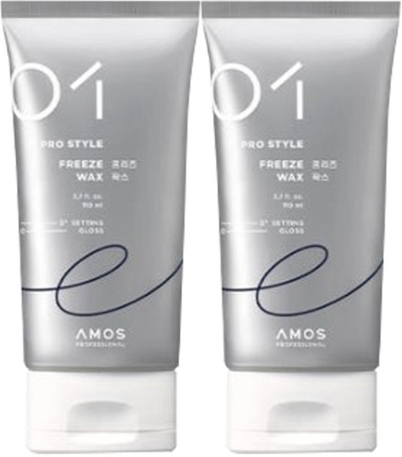 아모스프로페셔널 프리즈 왁스, 2개, 110ml
