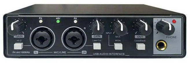 오디오 인터페이스 사운드 카드 8x 1 Bla 그린 BT IEM Do, MD 21 모델2 블랙