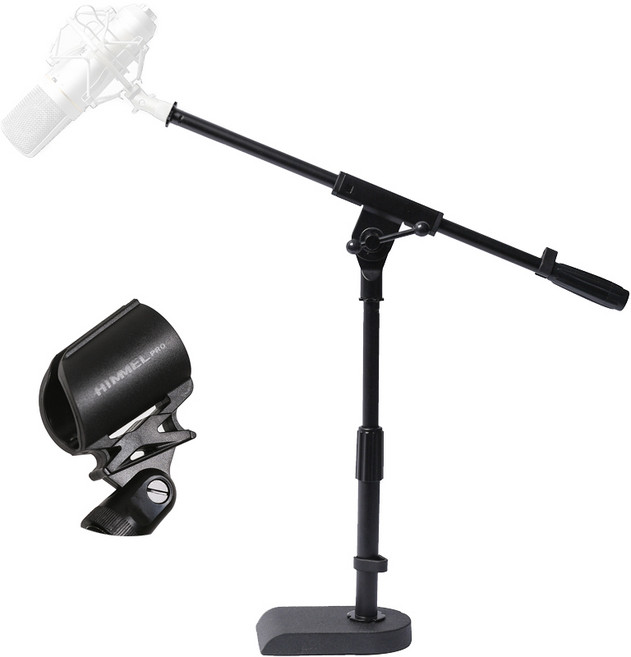 힘멜프로 마이크스탠드 탁상용T자 고급형 HDS-22 최고급홀더 포함, 유선, 1개