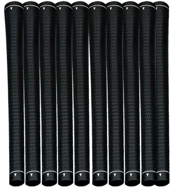 골프 드라이버 아이언 그립 미끄럼 방지 10개입 48g/60R 논습립, 10개, 블랙