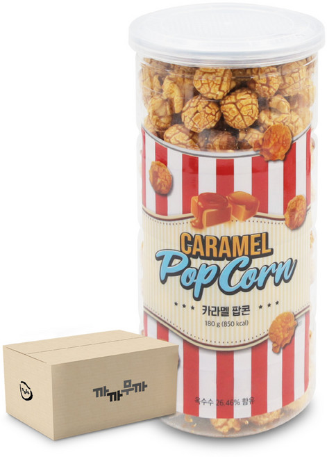 키즈웰 카라멜 팝콘 미니, 9개, 180g