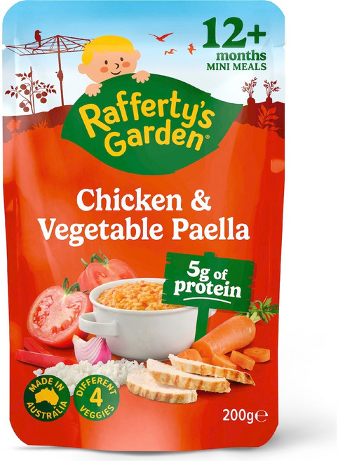 래퍼티스 가든 치킨 베지터블 빠에야, 200g, 1개