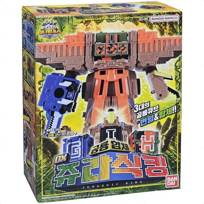 애니멀포스 쥬라식킹 로봇 파워레인저 DX 장난감 선물, 1박스, 단일