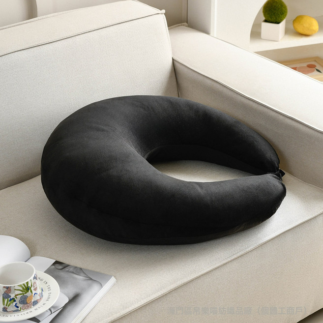 DFMEI 環繞式多功能哺乳枕新生嬰兒餵奶神器玩手機打遊戲護腰沙發閱讀枕, 環繞式多功能pro【黑色】