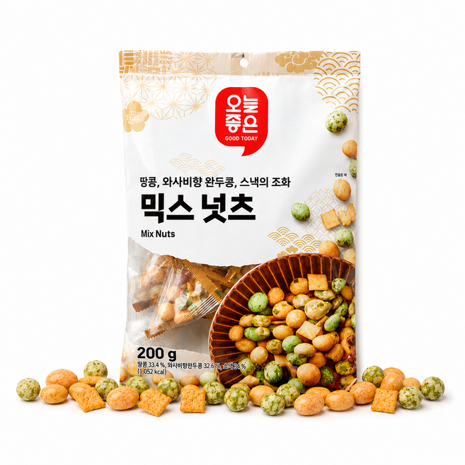 오늘좋은 믹스 넛츠, 5개, 200g