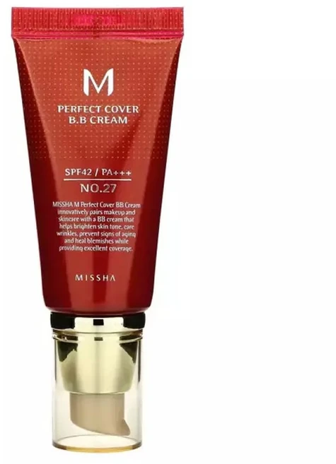 미샤 M 퍼펙트 커버 비비 크림 27호 50ml, 1개 - 쿠팡