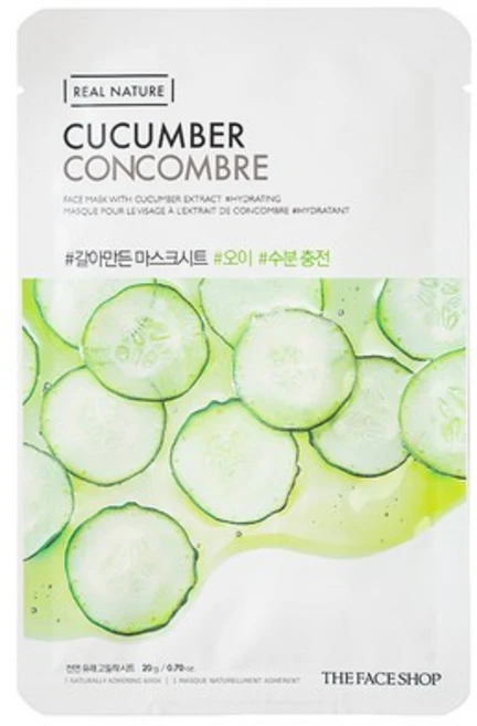 더페이스샵 갈아만든 마스크시트 오이 20g, 1개입, 1개 - 쿠팡
