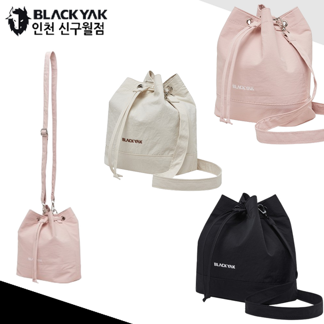 블랙야크 크로스백 여성 여행용 캐주얼 버킷 쇼퍼 에코백 미니 보조 등산가방 루클라숄더백A, L/PINK