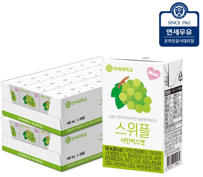 스위플 샤인머스캣 음료, 140ml, 48개