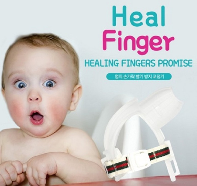 손빨기방지 아기 손가락빨기방지 장갑 C, 실리콘 재질 (엄지용), 1개, 노꼭지, 혼합색상