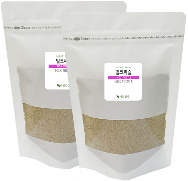 MILK THISTLE POWDER 밀크씨슬 분말 밀크시슬 씨앗 가루 100% 폴란드산, 2개, 1kg