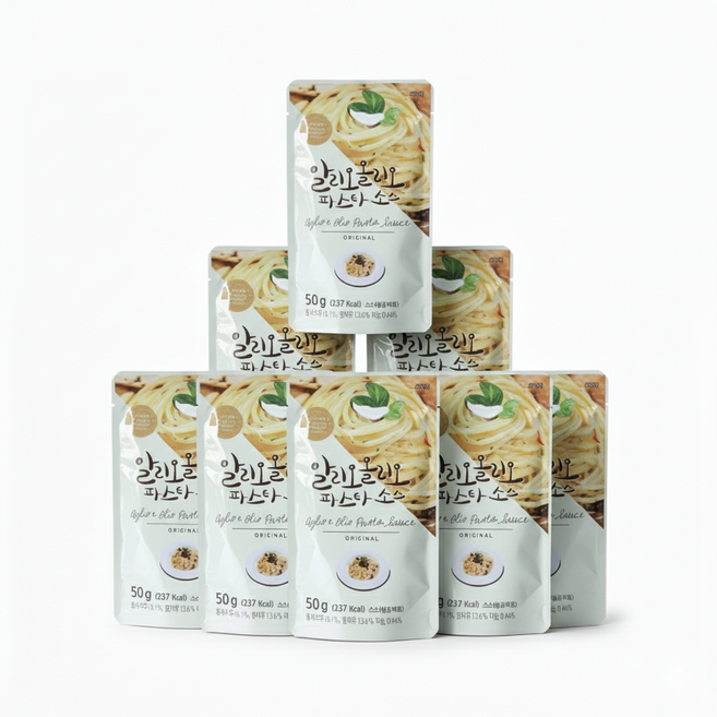 알리오올리오 파스타소스, 50g, 8개