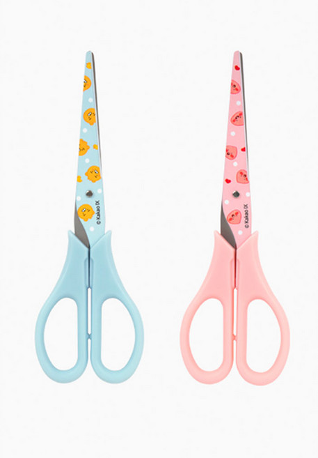 카카오프렌즈 리틀프렌즈 가위 1개 사무용 슬림 문구가위 신학기 준비물, 리틀 라이언