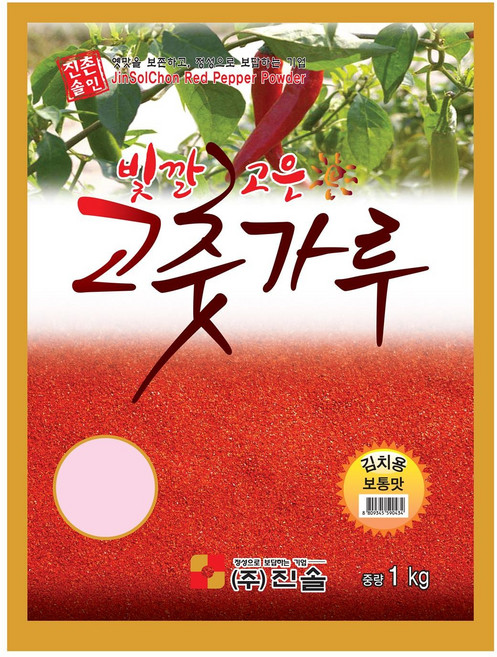 주식회사 진솔 김치용 고춧가루 보통맛 1KG X 10EA, 10개