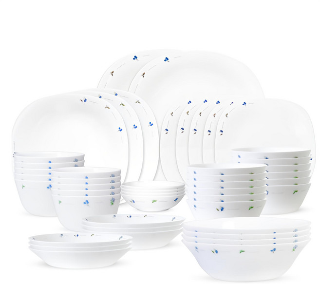 바칠레 유로피안 카모마일 10인 그릇세트 44p, 혼합색상, 홈세트 44p, 1세트