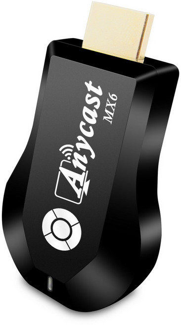 Anycast MX6無線影音鏡像器 手機平板投影電視棒 支援多系統無線連接, 1套, 銀