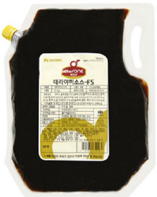대상 쉐프원 데리야끼소스-FS, 2개, 2kg