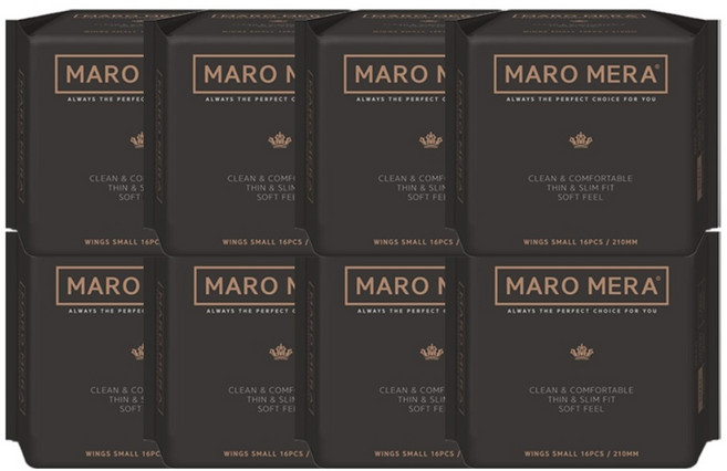마로메라 순면 생리대, 소형, 16개입, 8개