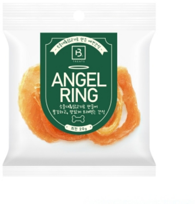브리더랩 강아지 엔젤링 건조간식, 혼합맛(연어/소울대), 20g, 1개