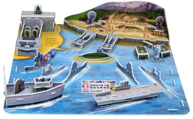 모두의취미 3D우드락 전통 입체 퍼즐 모형 시리즈, 맥아더장군과 인천상륙작전 우드락 3D, 1피스, 1개