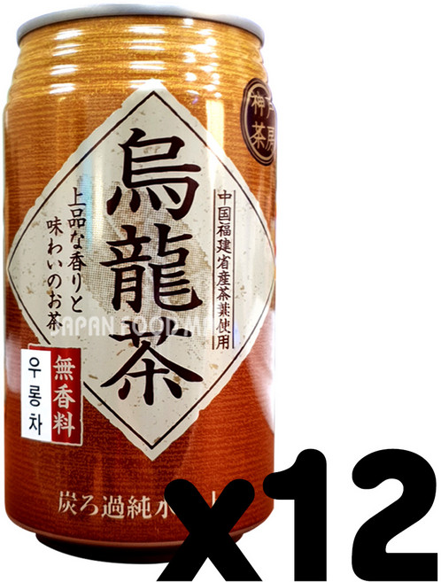 토미나가 고베 사보 우롱차 캔, 340ml, 1개입, 12개