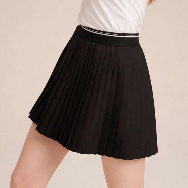그레힙 여성 골프 스커트 라인 밴딩 플리츠 속바지 테니스 치마바지 큐롯