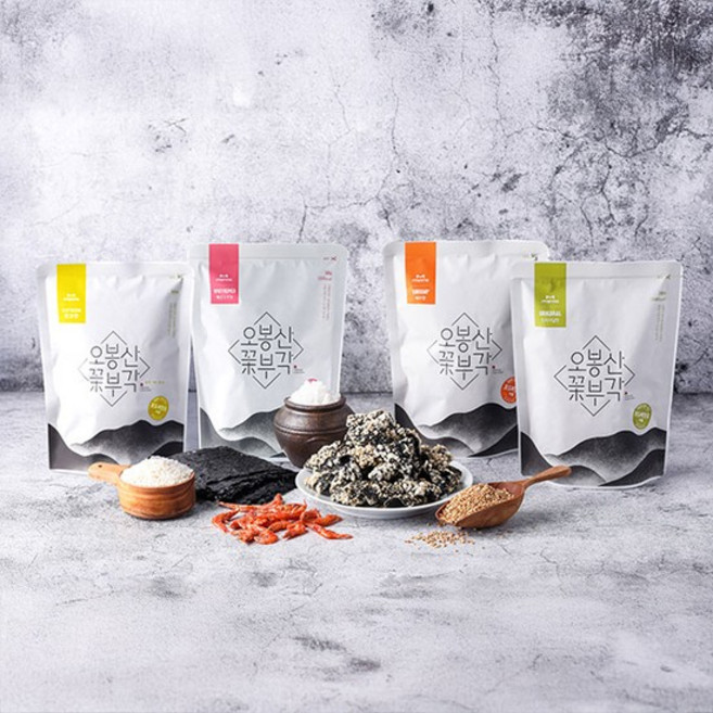 국산김 좋은재료 오봉산 꽃부각 김부각 30g 4봉 8봉 (오리지널/새우맛/매운고추맛/유자맛), 08.김부각(매운고추맛)30g x 8봉