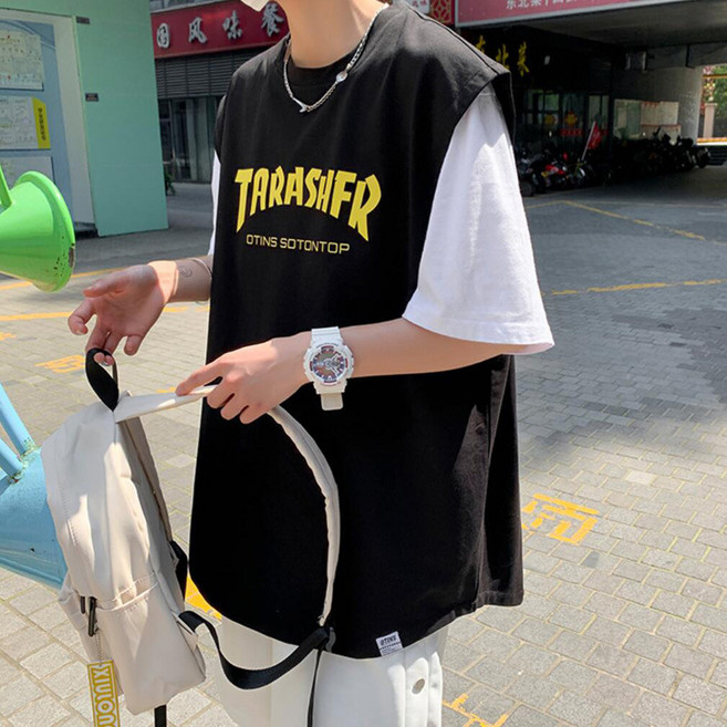 【潮流無袖】男生背心 運動背心 籃球背心 無袖T恤 坎肩 寬鬆透氣 速乾面料 學生運動健身 夏季清涼穿搭