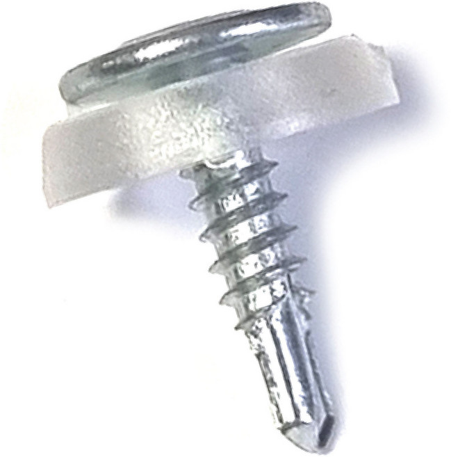 방수피스 직결 피스 나사 렉산 판넬 지붕 와샤 육각 1봉, 투명/와샤 10X25(100개)