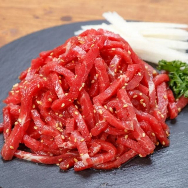 1등급 프리미엄 국내산 육회 2팩(500g) + 소스2팩 cju+36444VC