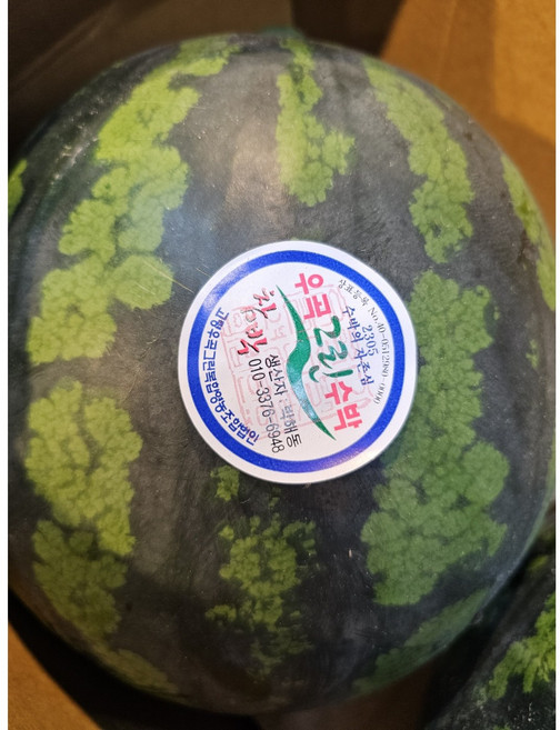 유명산지 우곡수박 함안 음성 맹동 수박 하우스 꿀수박, 1박스, 6kg 이상, 유명산지 하우스 수박