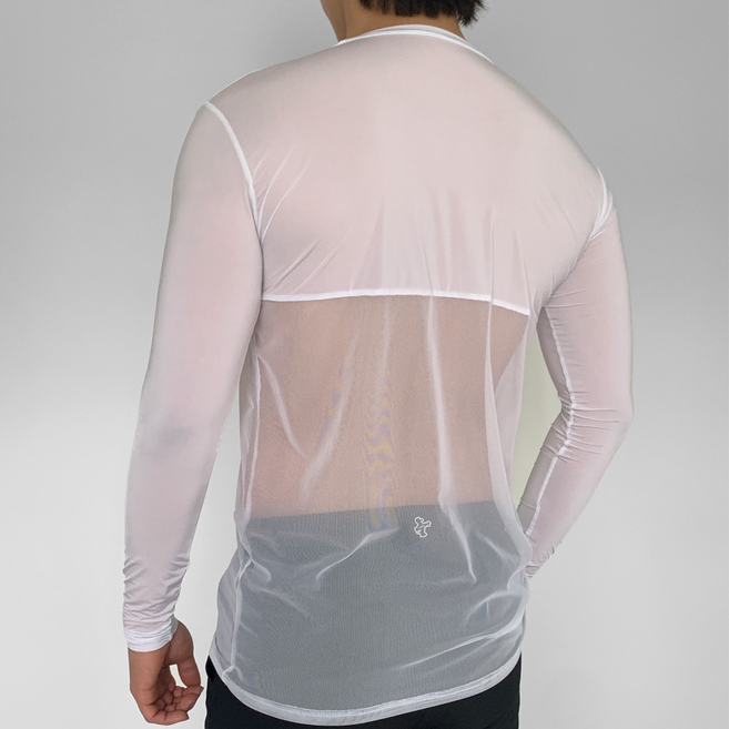 남성 골프 이너웨어 냉감 아이스 쿨 티셔츠 메쉬 여름 자외선차단 이너 골프복 검정색 흰색