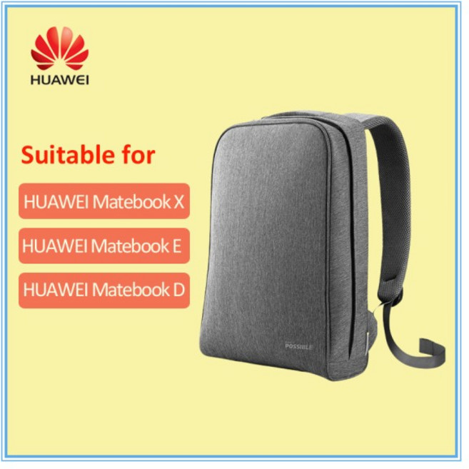 화웨이 남성용 배낭 15.6 인치 다기능 가방 비즈니스 노트북 지원 HUAWEI Matebook X/E/D, 1개