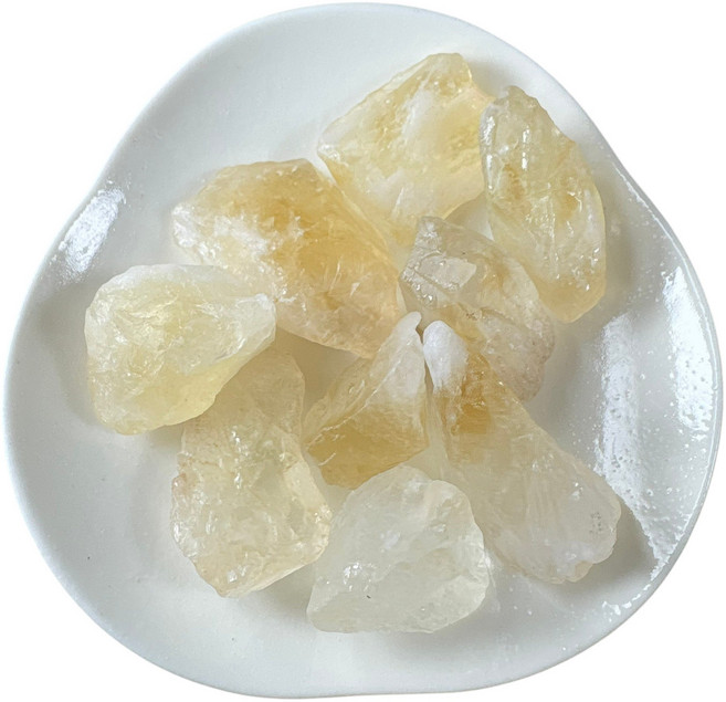 巴西黃水晶 天然原礦 居家擺飾, 巴西黃水晶 約2-3cm