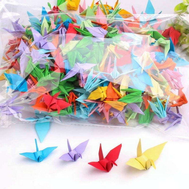 종이학1000마리 이벤트 천마리 선물 기념일 선물, 1000개, 7개