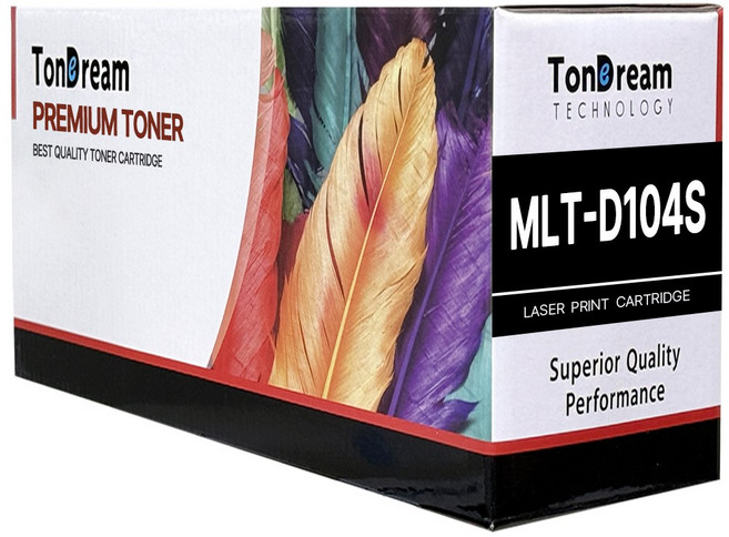 삼성 MLT-D104S 호환 토너 ML-1660K 1665K 1865K SCX-3205K 3205WK 재생, 1개, 검정(Black)