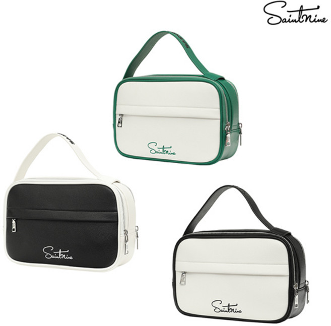 세인트나인 프리미엄 포켓 골프 파우치백 SNC5UBS542, 파우치(단품), 그린, 1개