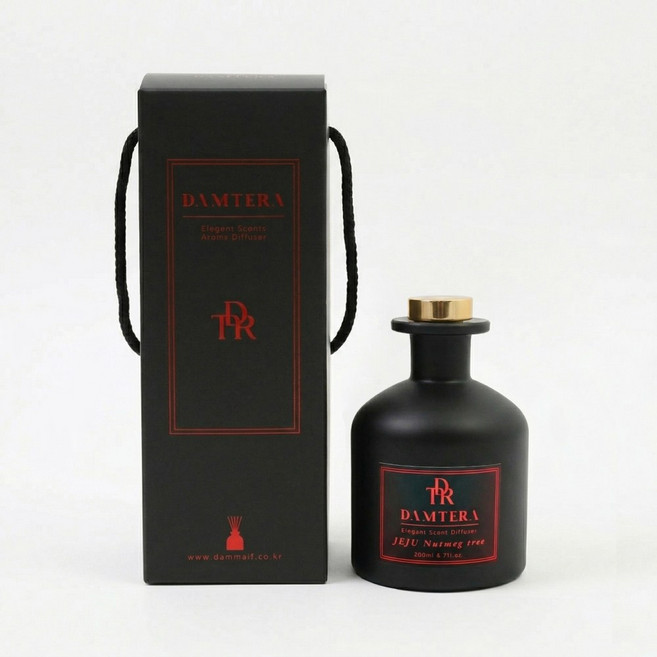 [담테라] 엘레강트 고급 아로마디퓨저 200ml 1+1 6종향 선물용, 시크블랙-프루티 플로랄 머스크, 시크블랙-플라워 샵