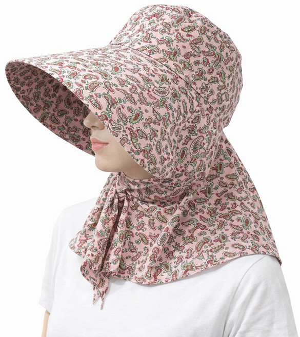 넓은챙 햇빛가리개모자 여성 여름 일 작업 농사모자