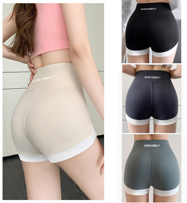 JLVJ 여름 여성 하이웨이스트 아이스실크 레깅스 외출가능 트레이닝 바지