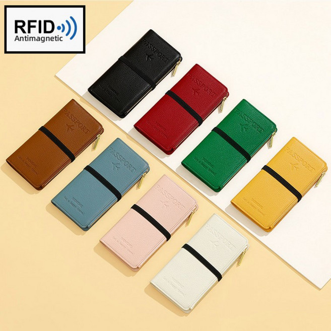 RFID 올인원 여권 지갑 여권클러치백 여권파우치 핸드백 카드수납 여권보관 크로스백 여행용 파우치