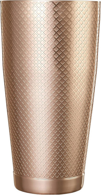 바플라이 28온스. 다이아몬드 격자 셰이커 구리 도금, 28 oz, Copper