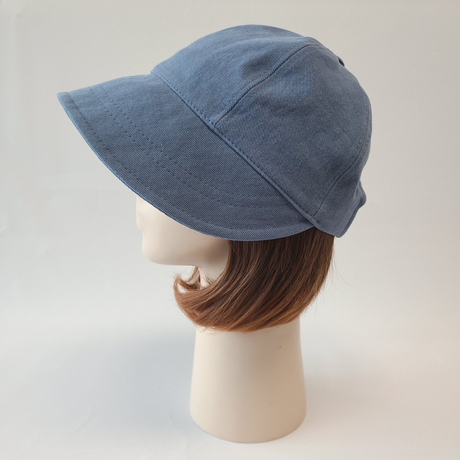 크보레 강록이네 봄 가을 면 여성벙거지모자 사이즈조절 벨크로모자