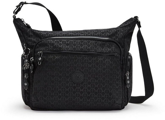 Kipling Gabbie 프린트 크로스바디 백 시그니처 Emb 원사이즈