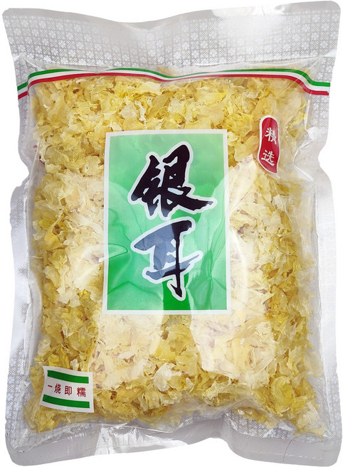 HACCP 건조백목이버섯 꽃송이버섯 은이버섯, 1개, 200g(수프용 자른 백목이)