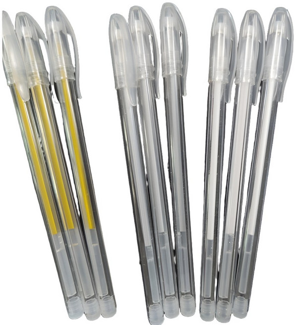 알리오마켓 다꾸 마카 공예 캘리그라피 실버 골드 화이트 하이라이트 젤펜 9p