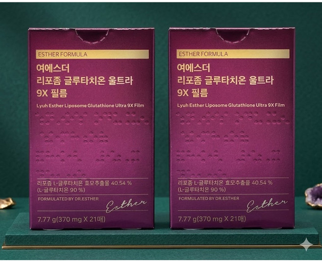여에스더 리포좀 글루타치온 다이렉트 울트라 9X 21매, 2개