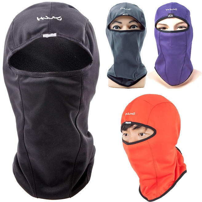 방한 바라클라바 안면마스크 방한용품 넥워머 두건 복면 국내생산, 레드, 1개